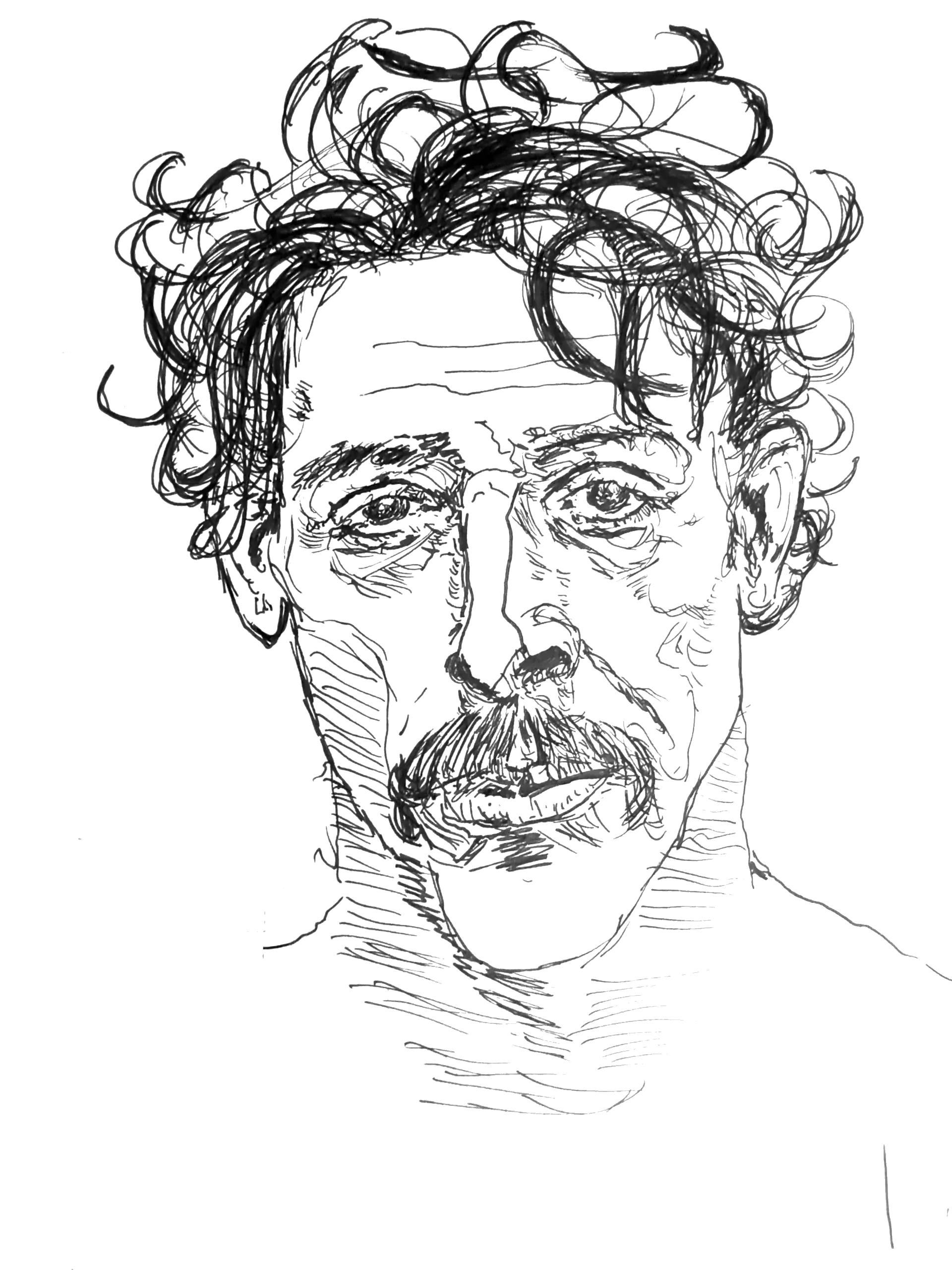 Self portrait of Augustus Rivers